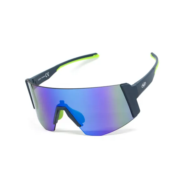 Окуляри захисні Global Vision Astro+RX Blue (G-Tech™ blue), дзеркальні сині в синій оправі з діоптричною вставкою в комплекті
