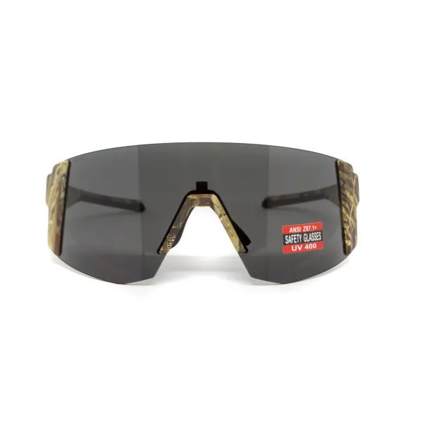 Окуляри захисні Global Vision Astro+RX Camo (gray), сірі в камуфльованій оправі, з діоптрійною вставкою в комплекті