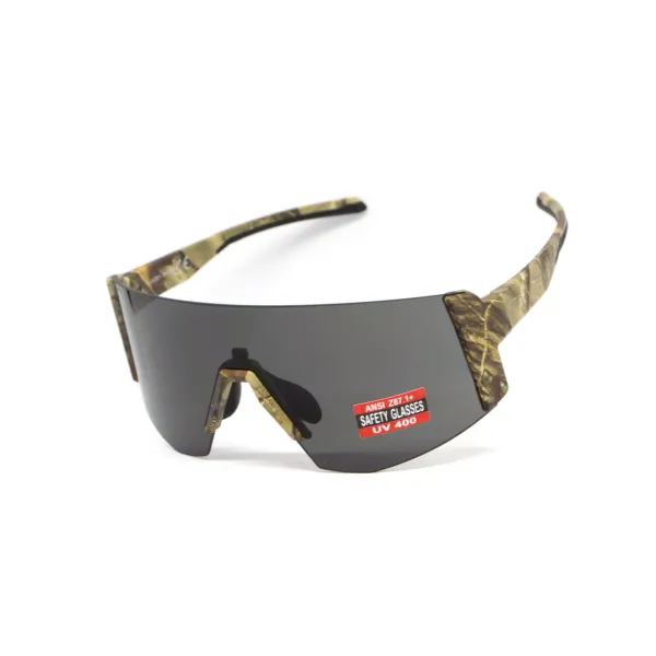 Окуляри захисні Global Vision Astro+RX Camo (gray), сірі в камуфльованій оправі, з діоптрійною вставкою в комплекті