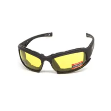 Очки защитные с уплотнителем Global Vision Assault (yellow) Anti-Fog, желтые