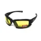 Окуляри захисні з ущільнювачем Global Vision Assault (yellow) Anti-Fog, жовті
