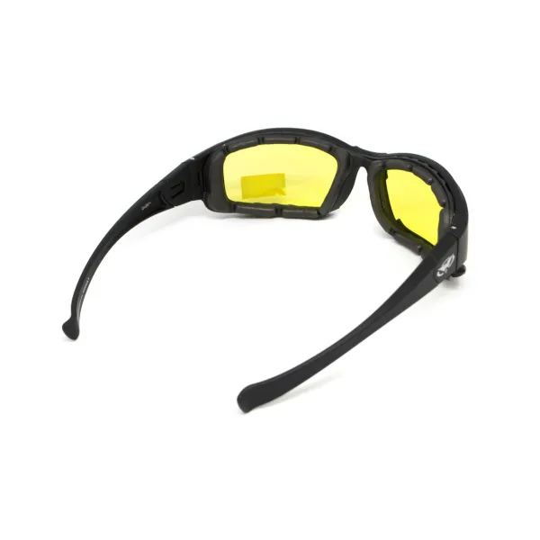 Окуляри захисні з ущільнювачем Global Vision Assault (yellow) Anti-Fog, жовті