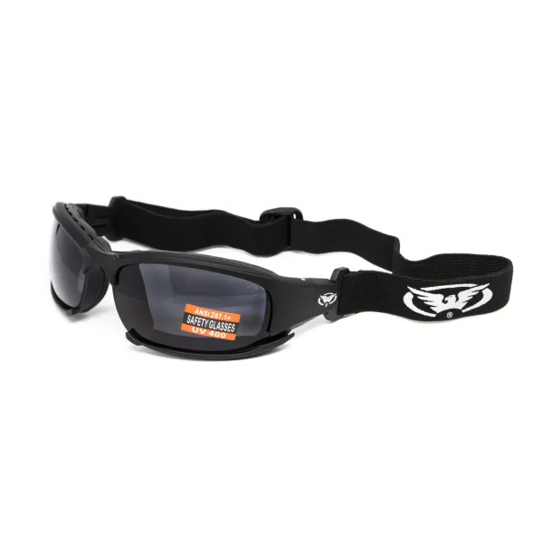 Окуляри захисні з ущільнювачем Global Vision Assault (gray) Anti-Fog, сірі