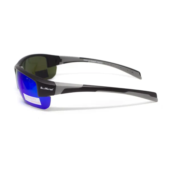 Окуляри поляризаційні захисні BluWater Samson-3 Z87.1 Polarized (G-Tech™ blue), дзеркальні сині