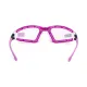 Окуляри захисні з ущільнювачем Global Vision Ruthless Purple (clear) Anti-Fog, прозорі в фіолетовій оправі