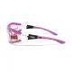 Окуляри захисні з ущільнювачем Global Vision Ruthless Purple (clear) Anti-Fog, прозорі в фіолетовій оправі