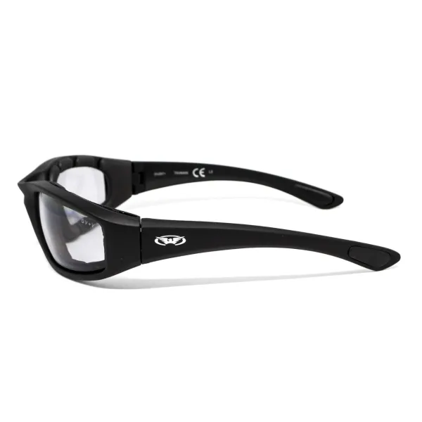 Окуляри фотохромні захисні з поляризацією Global Vision Kickback-Z Polarized+Photochromic (light gray) Anti-Fog