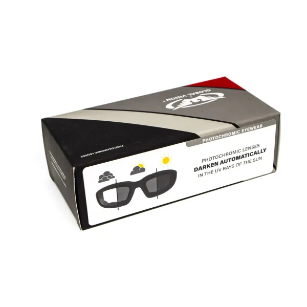 Окуляри фотохромні захисні з поляризацією Global Vision Kickback-Z Polarized+Photochromic (light gray) Anti-Fog