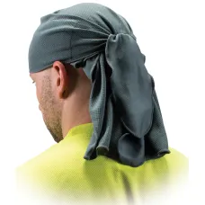 Бандана дихаюча на зав'язках, підшоломник сірий Head Towel (gray)