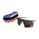 Окуляри захисні Global Vision Onyx USA Flag (gray), сірі в оправі прапор США