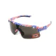 Окуляри захисні Global Vision Holeshot USA Flag (gray), сірі в оправі прапор США