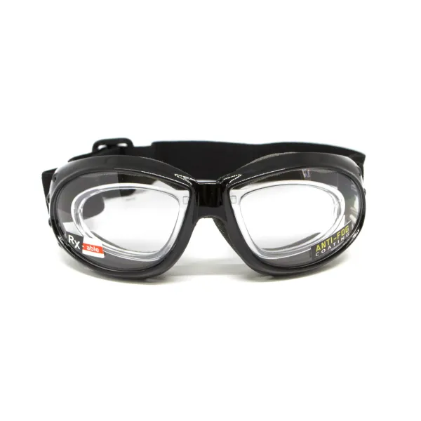 Окуляри захисні з ущільнювачем Global Vision Eliminator RX (clear) Anti-Fog, прозорі з діоптричною вставкою