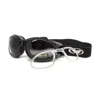 Окуляри захисні з ущільнювачем Global Vision Eliminator RX (gray) Anti-Fog, сірі з діоптричною вставкою