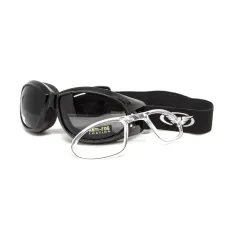 Очки защитные с уплотнителем Global Vision Eliminator RX (gray) Anti-Fog, серые с диоптрической вставкой