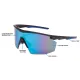 Очки защитные Pyramex PMXSPEC (blue mirror) Anti-Fog, синие зеркальные линзы в чёрно-синей оправе