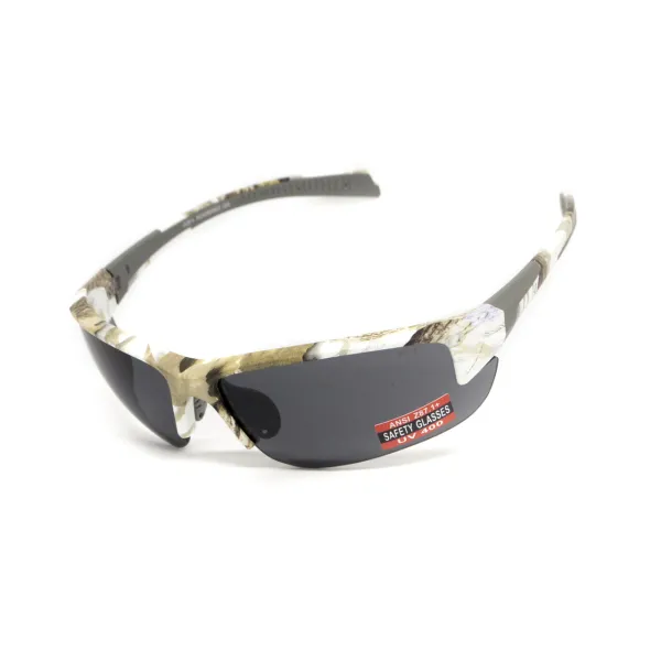 Окуляри захисні Global Vision Hercules-7 White Camo (gray), сірі в камуфльованій оправі