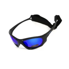 Очки поляризационные BluWater Hydro Polarized (G-Tech™ blue) Anti-Fog, синие зеркальные в черной оправе