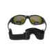 Окуляри поляризаційні BluWater Hydro Polarized (G-Tech™ blue) Anti-Fog, дзеркальні сині в чорній оправі