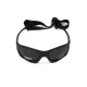 Окуляри поляризаційні BluWater Hydro Polarized (dark gray) Anti-Fog, чорні лінзи в чорній оправі