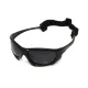 Окуляри поляризаційні BluWater Hydro Polarized (dark gray) Anti-Fog, чорні лінзи в чорній оправі