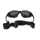 Окуляри поляризаційні BluWater Hydro Polarized (dark gray) Anti-Fog, чорні лінзи в чорній оправі