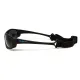 Окуляри поляризаційні BluWater Hydro Polarized (dark gray) Anti-Fog, чорні лінзи в чорній оправі