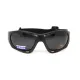 Окуляри поляризаційні BluWater Hydro Polarized (dark gray) Anti-Fog, чорні лінзи в чорній оправі