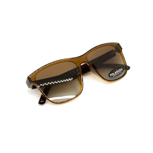 Окуляри поляризаційні BluWater Saltee Polarized (gradient brown), коричневі з градієнтом лінзи в коричневій напівпрозорій оправі