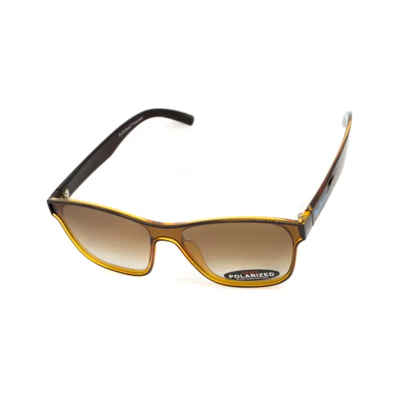 Окуляри поляризаційні BluWater Saltee Polarized (gradient brown), коричневі з градієнтом лінзи в коричневій напівпрозорій оправі