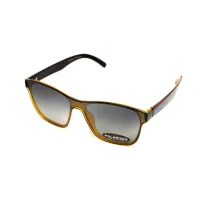 Окуляри поляризаційні BluWater Saltee Polarized (gradient gray), сірі з градієнтом лінзи в коричневій напівпрозорій оправі