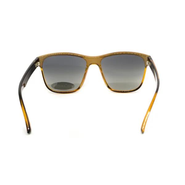 Окуляри поляризаційні BluWater Saltee Polarized (gradient gray), сірі з градієнтом лінзи в коричневій напівпрозорій оправі