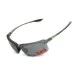 Окуляри захисні Global Vision Wheelin Crystal Gray (flash mirror), дзеркальні сірі лінзи в сірій напівпрозорій оправі