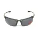 Окуляри захисні Global Vision Wheelin Crystal Gray (flash mirror), дзеркальні сірі лінзи в сірій напівпрозорій оправі