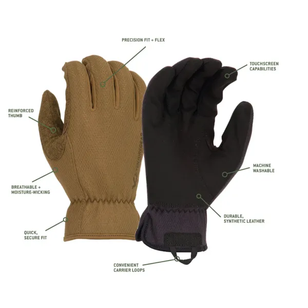 Тактические перчатки Venture Gear Tactical VGTG20 Medium-Duty Operator, песочные, размер S (7)