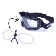 Очки защитные с уплотнителем Global VisionBallistech-1+RX (clear) Anti-Fog, прозрачные с диоптрической вставкой