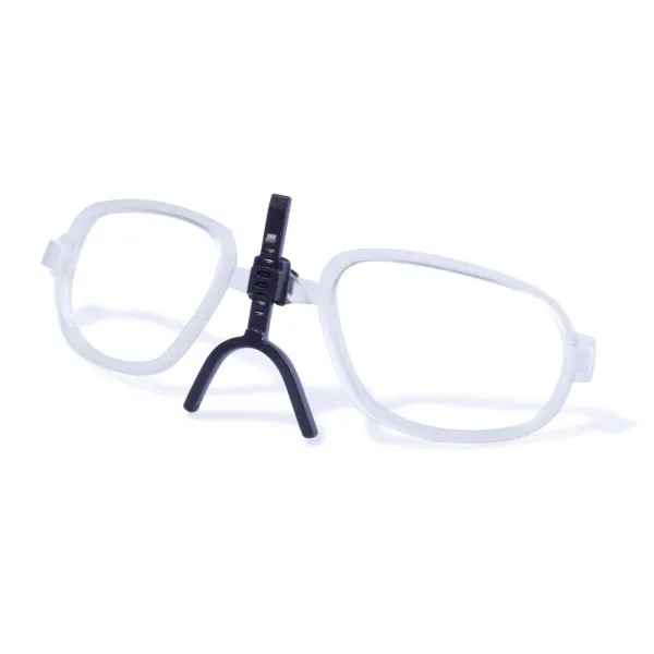 Окуляри захисні з ущільнювачем Global Vision Ballistech-1+RX (smoke) Anti-Fog, сірі окуляри з діоптрійною вставкою в комплекті