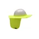Сонцезахисний козирок для каски з накидкою для шиї Pyramex HPSHADE30 (Hi-vis Lime)