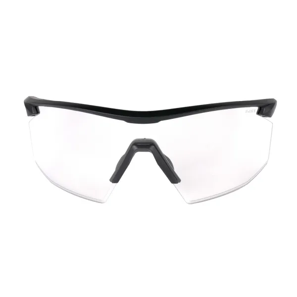 Окуляри захисні Pyramex PMXSPEC (clear) Super Anti-Fog H2MAX, прозорі в чорно-сірій оправі
