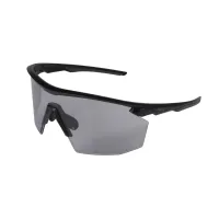 Окуляри захисні Pyramex PMXSPEC (light gray) Super Anti-Fog H2MAX, світло-сірі напівтемні в чорно-сірій оправі