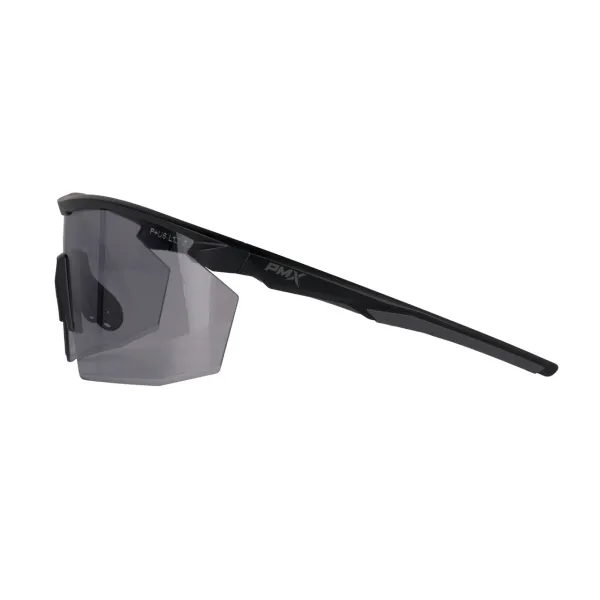 Окуляри захисні Pyramex PMXSPEC (light gray) Super Anti-Fog H2MAX, світло-сірі напівтемні в чорно-сірій оправі
