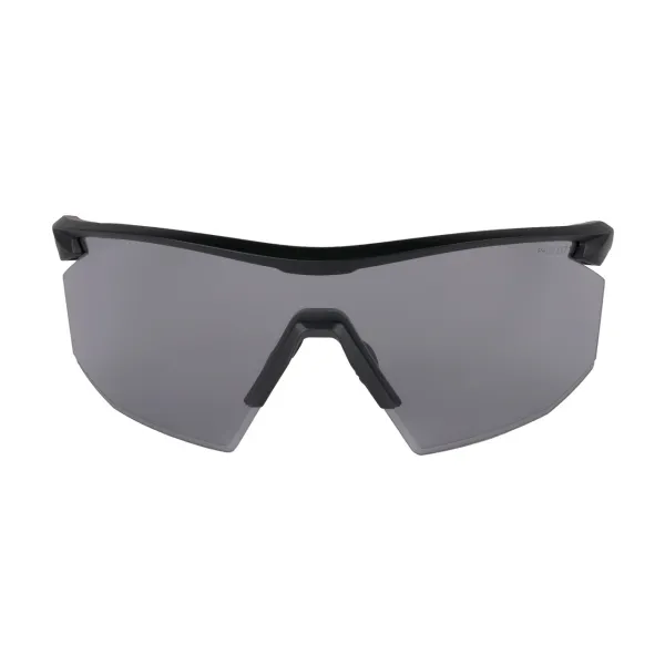 Окуляри захисні Pyramex PMXSPEC (light gray) Super Anti-Fog H2MAX, світло-сірі напівтемні в чорно-сірій оправі