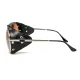Окуляри захисні Global Vision Aviator-3 (drive mirror), коричневі зі з'ємним ущільнювачем із синтетичної 