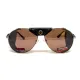 Окуляри захисні Global Vision Aviator-3 (drive mirror), коричневі зі з'ємним ущільнювачем із синтетичної 