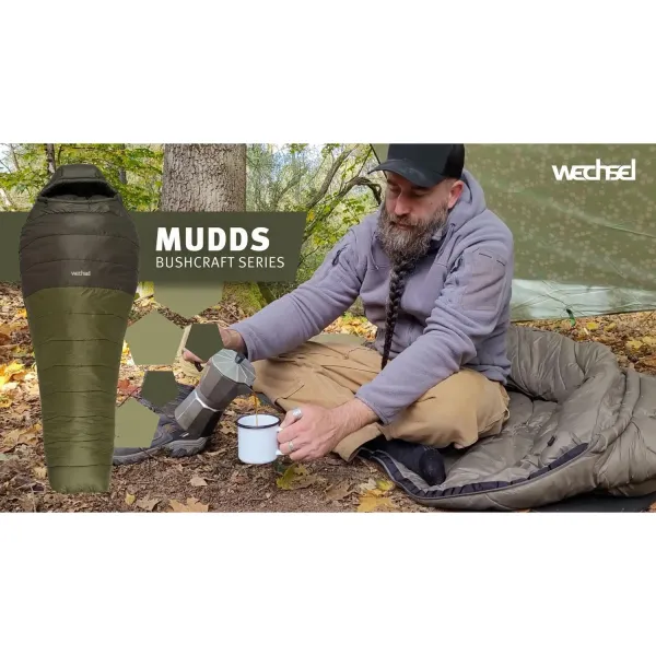 Спальный мешок Wechsel Mudds Summer 8° M TL Olive/Mud Green Left