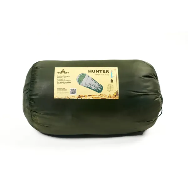 Спальный мешок Totem Hunter кокон левый olive 220/80 UTTS-004