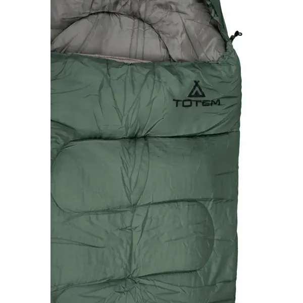 Спальный мешок Totem Fisherman одеяло с капюшоном левый olive 220/75 UTTS-012