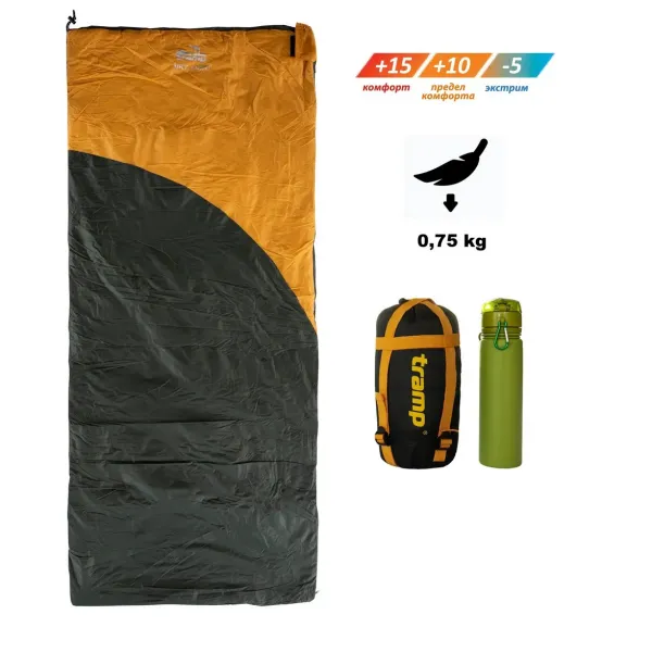 Спальный мешок Tramp Airy Light TRS-056 190/80 правосторонний 
