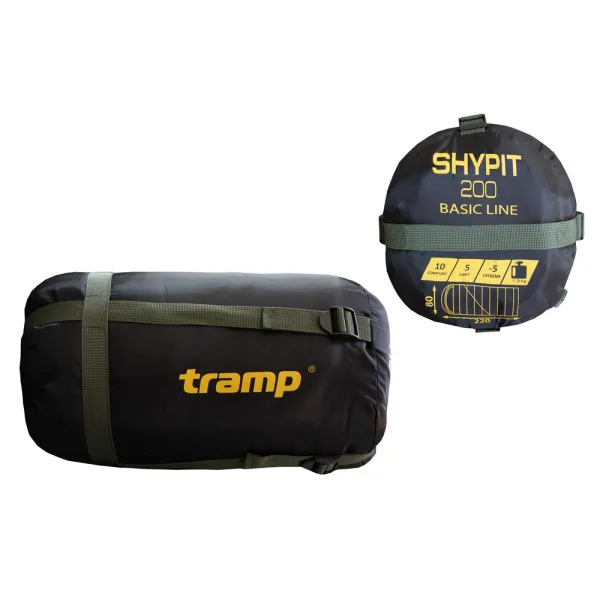 Спальный мешок Tramp Shypit 200 одеяло с капюшоном левый olive 220/80 UTRS-059R