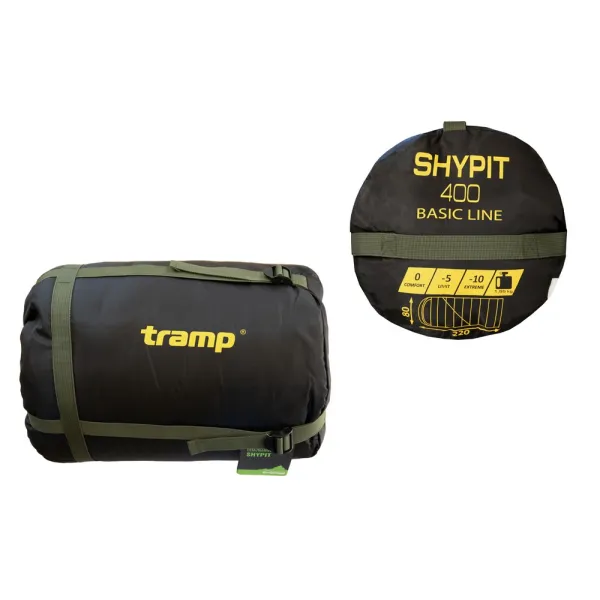 Спальный мешок Tramp Shypit 400 одеяло с капюшоном 220/80 левосторонний