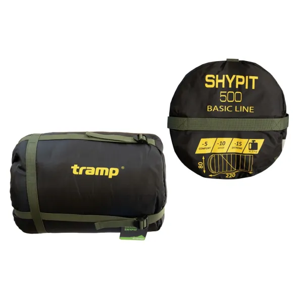 Спальный мешок-одеяло Tramp Shypit 500 Regular 220/80 левосторонний